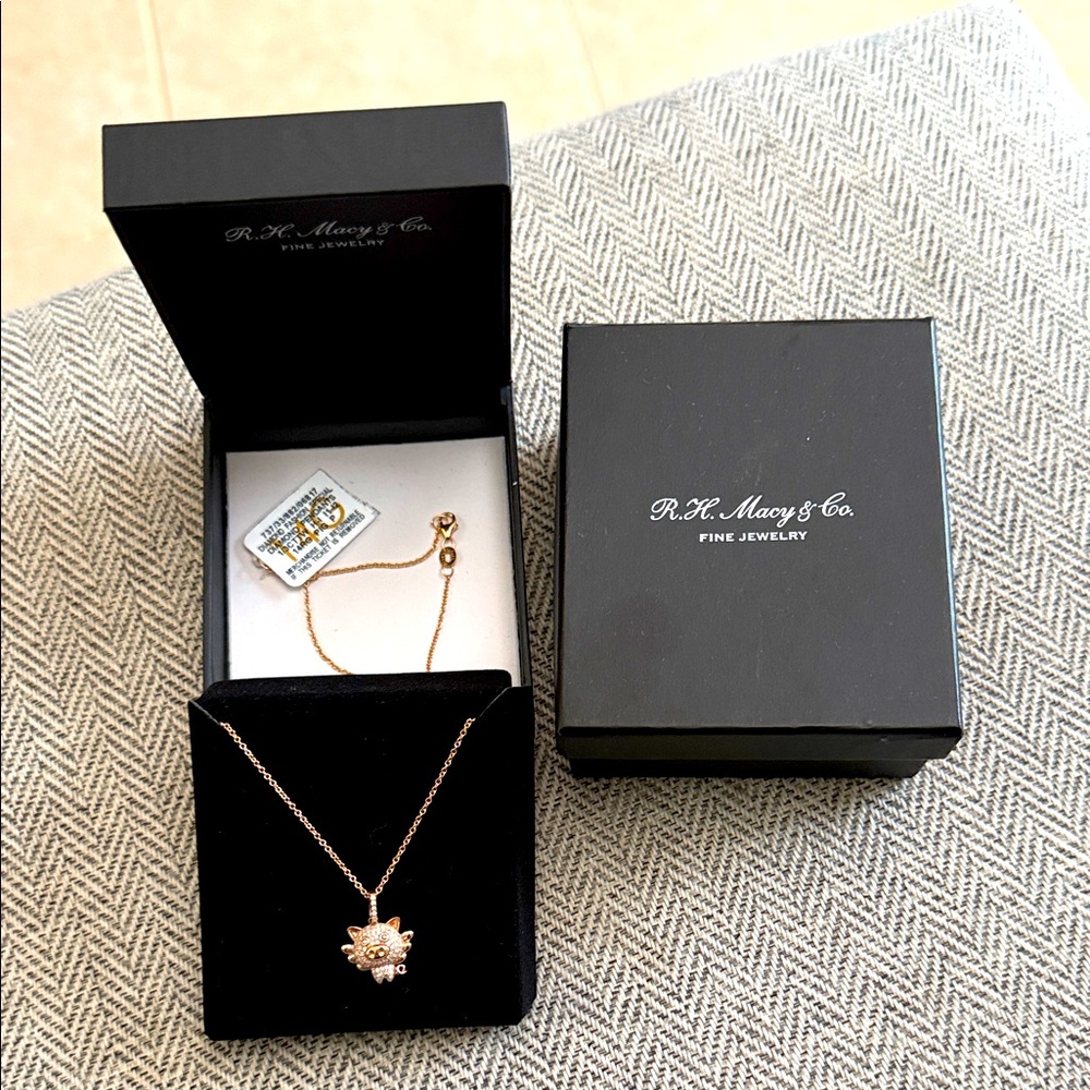 Effy Collection Pig diamond necklace